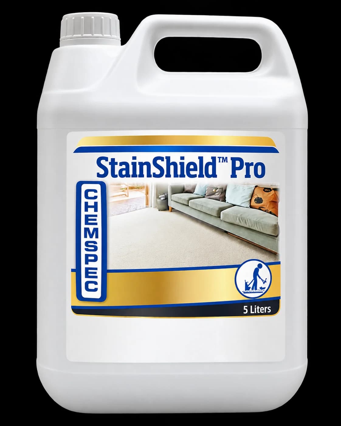 StainShield Pro container for carpet and upholstery protection